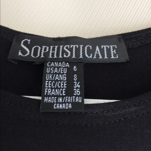 BUNDLE 4 for $30 Elegant black quality dress with sequin applique - Picture 4 of 7